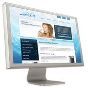 advanced water coolers website sample design